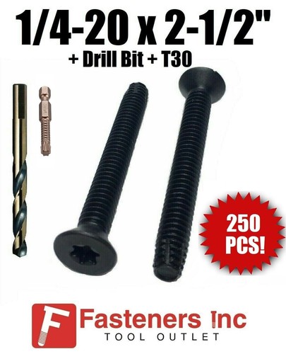 2 1 torx - (qty, 250)1/4-20
