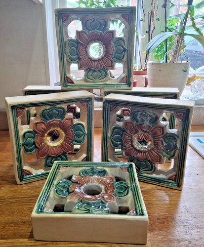 Chinese hand painted - chinese, glazed