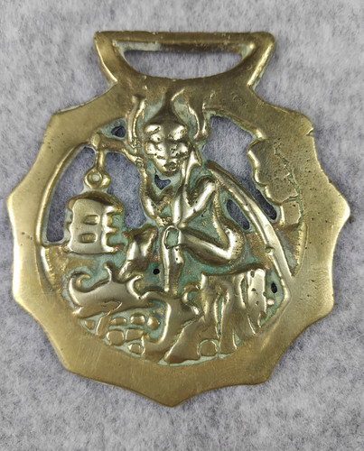 Horse brass cornish - brass, pixie