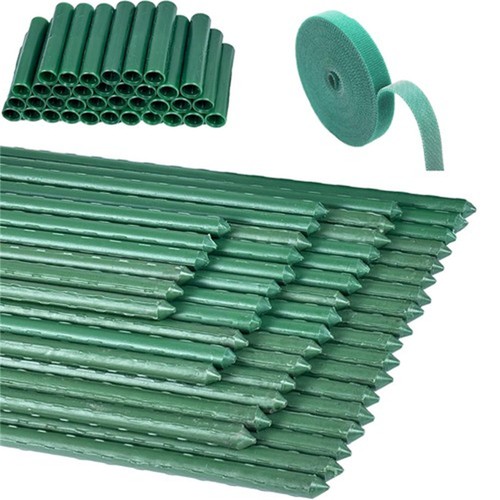 Green garden plant stakes - x,
