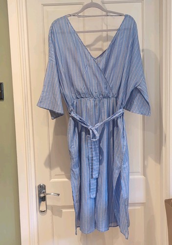Zara basic cotton blue - basic, dress