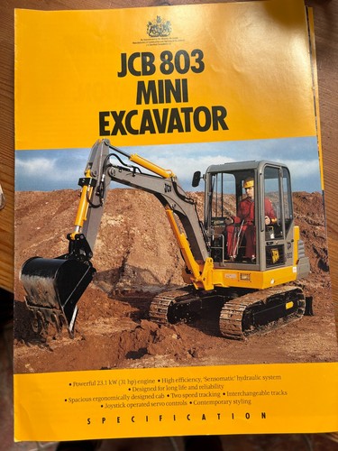 Jcb 803 mini excavator - jcb,