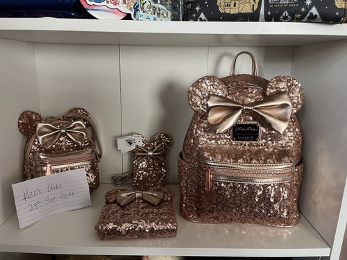 Rose gold sequin - rose, loungefly