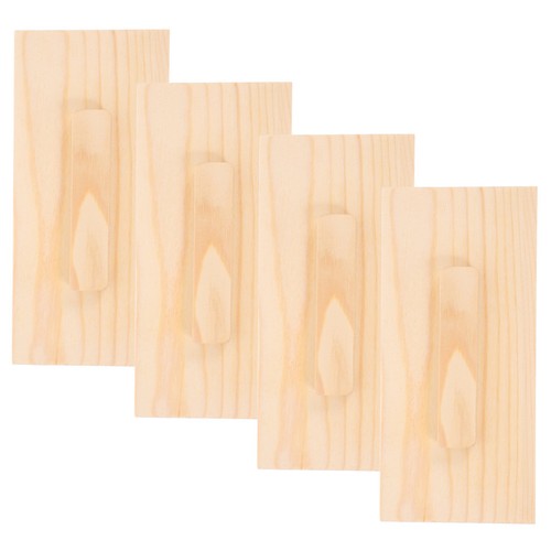 4pcs wooden soap - 4pcs, lids