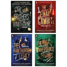 Inheritance Games  x 4 Books Set by Jennifer Lynne Barnes The Brothers Hawthorne