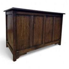 Vintage oak blanket box -