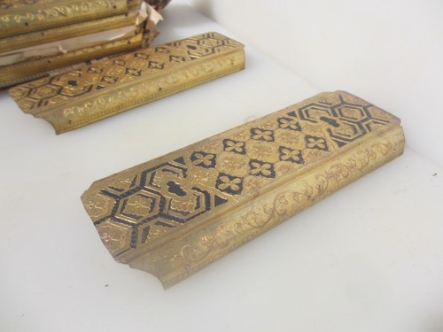 Antique brass furniture mounts - brass,