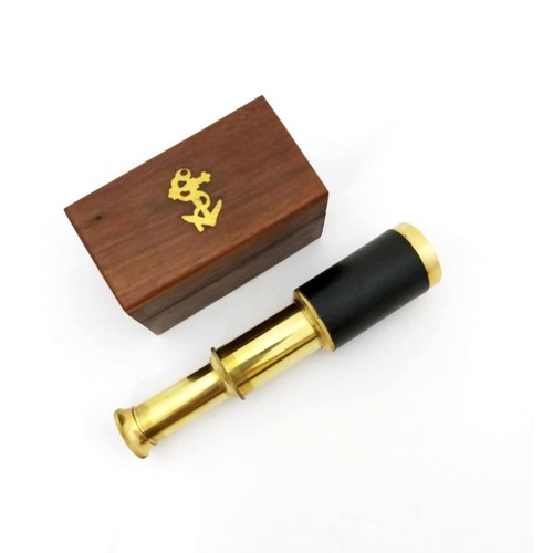 Handheld brass telescope - handheld, 15