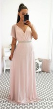 Elegant Jenny Yoo Collection evening gown bridesmaid dress