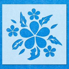Flower Leaf Leaves Stencil: Mylar Airbrush Wall Art Painting Crafts , DIY