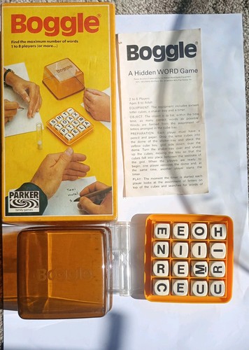 Vintage 1978 boggle - boggle, game