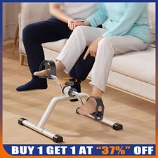 Mini Exercise Bike Portable Pedal Exerciser Resistance Cycle Indoor Gym Fitness