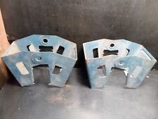 STANLEY Saw Horse Bracket Set Blue 2 Sawhorse Brackets Carpenter Painter Vintage