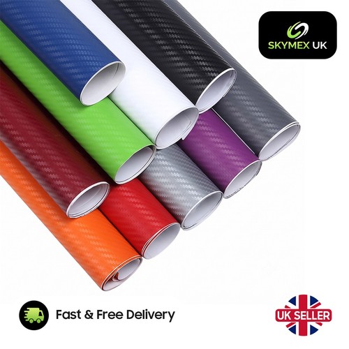 Carbon fiber car vinyl wrap - 3d,