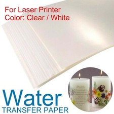 A4 Water Slide Decals For Laser Printer Water Slide Transfer Paper Top Quality