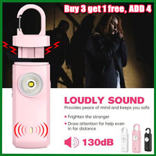Personal Alarm Self Defence Keychain Panic 130db Loud Alarm Rape for Women, Kids