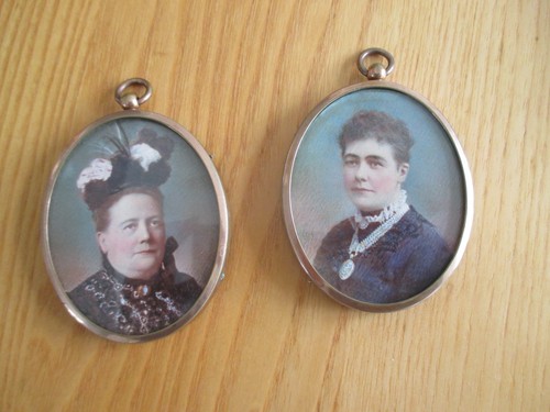 Victorian pair miniature - pair, of