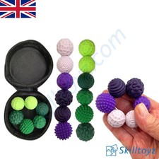 Silicone Sensory Fidget Balls Tactile Stress Anxiety Relief Set of  6 - UK Shop