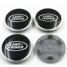 New 4 x Land Rover Alloy Wheel Centre Caps Hub Cap Black (63mm) Best Quality