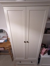 Mamas and Papas Sienna nursery wardrobe, Ivory, Excellent Condition