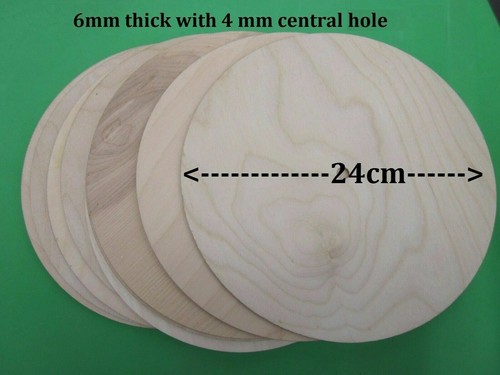 Plain wooden round clock - plain,