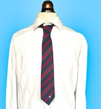 British Airways Concorde Tie By Alec Brook Vintage Crown In C Logo On Board Item