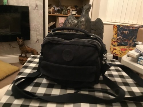 Kipling black shoulder bag - kipling,
