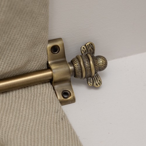 Antique brass stair rods with - rods,