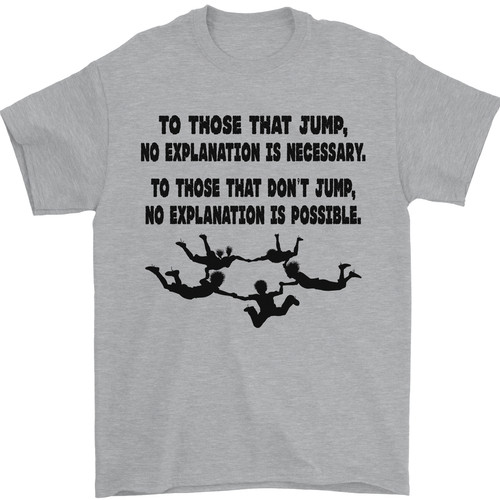 Skydiving explanation - no,