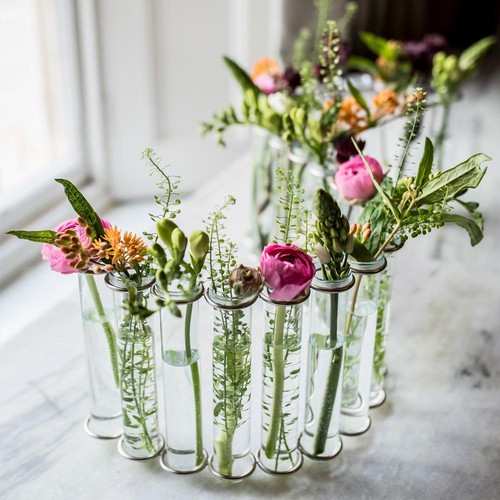 Shaped test tube table vase - test,