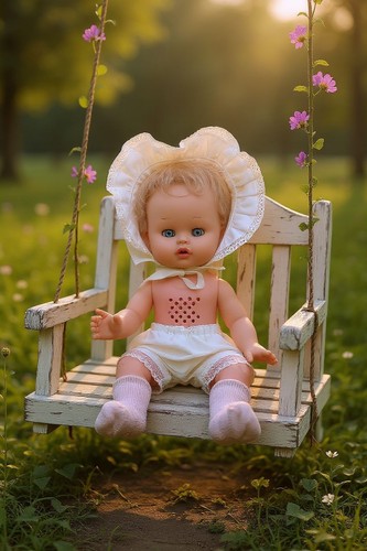 Vintage effe doll made - effe, in