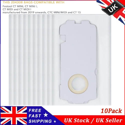 10pack dust bags for festool - for,