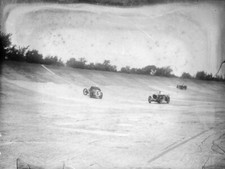 Norman Black R Gibson, MG Midget 1932 Motor Racing Old Photo