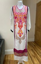 Salwar kameez ready made/stitched 3 piece embroided suit Pakistani/indian, linen