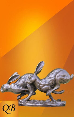 Art deco bronze statue - art,