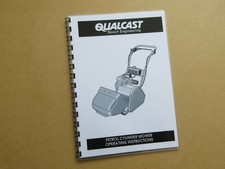 QUALCAST 35S/43S & SUFFOLK PUNCH 14S/17S USER MANUAL (OPERATING/INSTRUCTION)