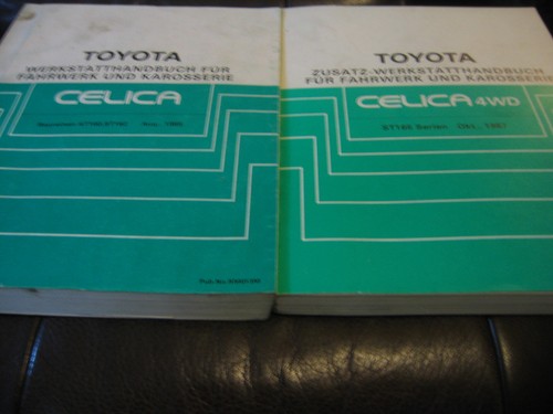 Workshop manual toyota celica - workshop,