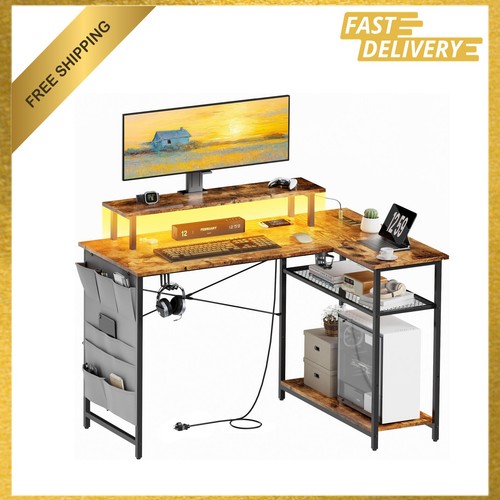 Inch shaped computer desk - l,