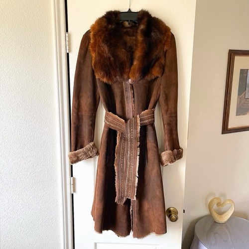 Rizal toscana shearling coat - rizal,