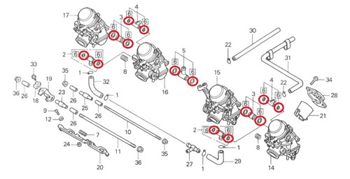 Honda cb400sf carb fuel - cb400sf, 92-05