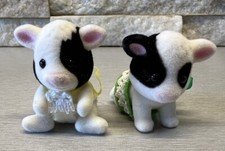 Sylvanian Families Friesian Buttercup Cow Twins Baby Babies Rare Calico Critters
