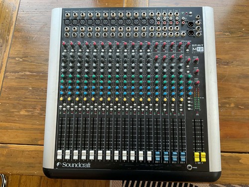 Soundcraft spirit m12 mixing - soundcraft,