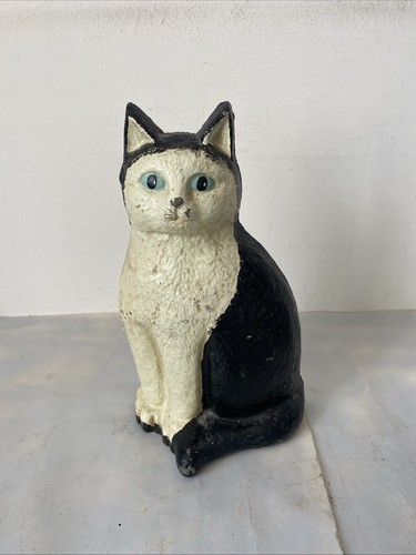 Vintage cast iron cat door - cat,