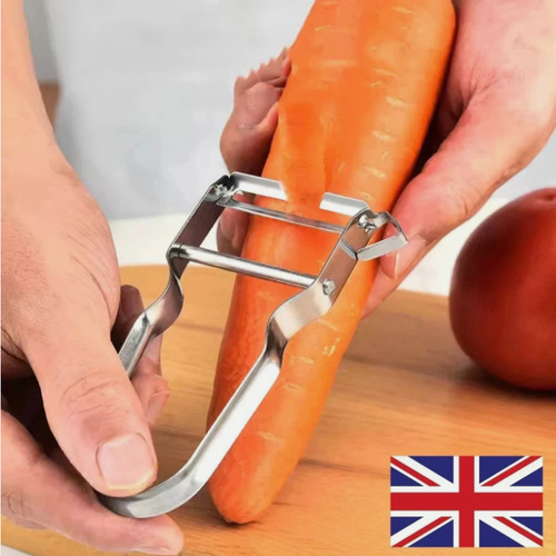 Stainless steel potato peeler - stainless,