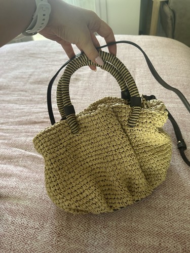 Zara woven rattan - zara, bag