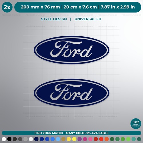 Universal fit car stickers - x,