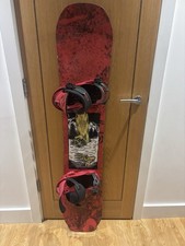 Lobster Jib Board 154W Snowboard with Bindings Used/good Condition
