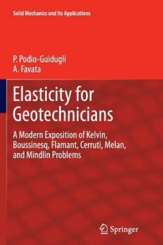 Elasticity for geotechnicians - elasticity,