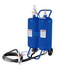 Sand Blaster  Abrasive Grit Blasting and Soda Blasting Twin Tank Dual Blaster