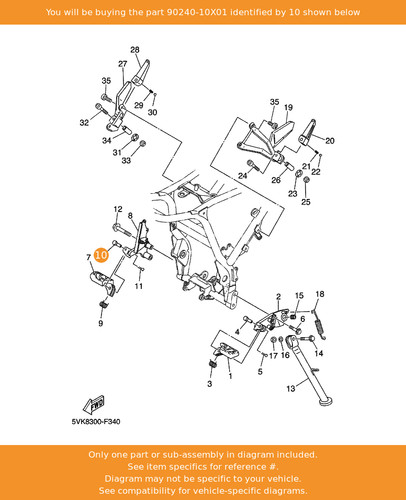 Yamaha pin clevis - pin,,